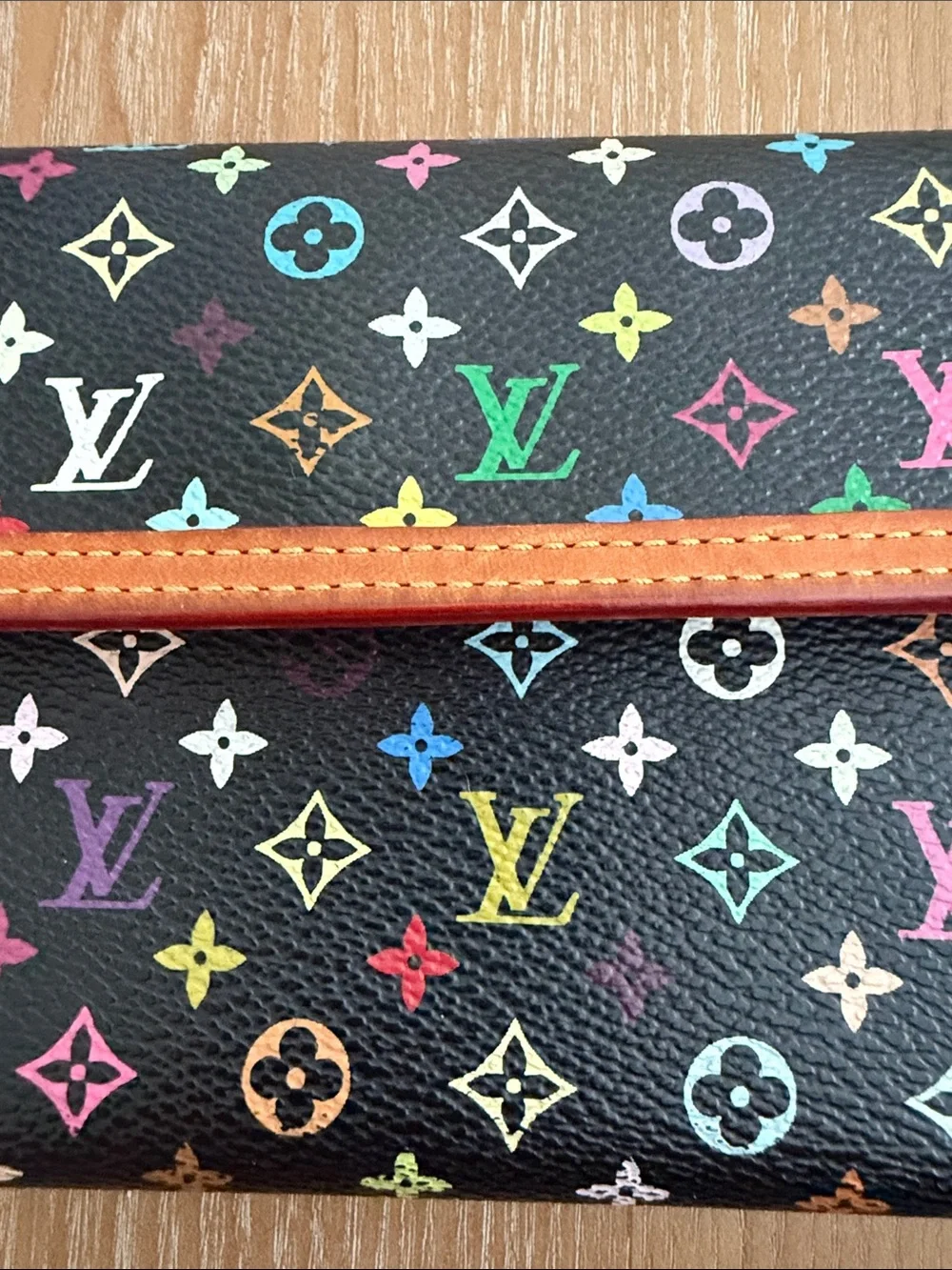 Louis Vuitton Black Murakami Wallet